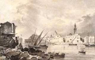 História da Puglia - Porto de Bari no século XIX