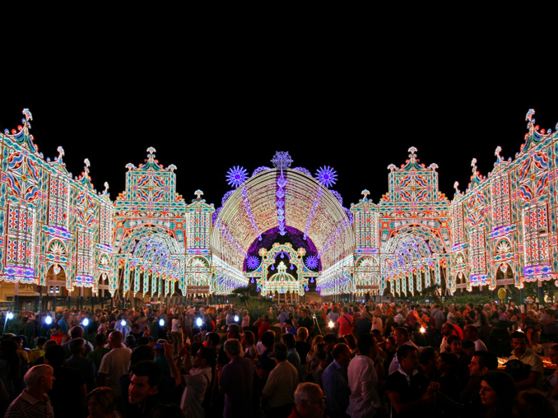 Calendário de festas na Puglia