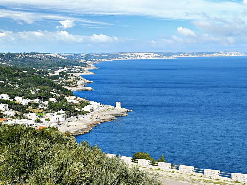 Estrada panorâmica do Salento Adriático - Puglia