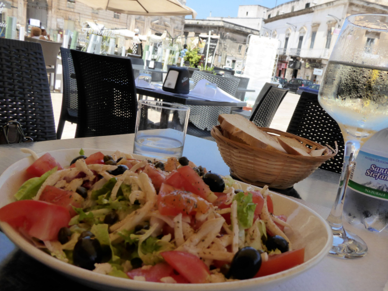 Hora de comer na Puglia